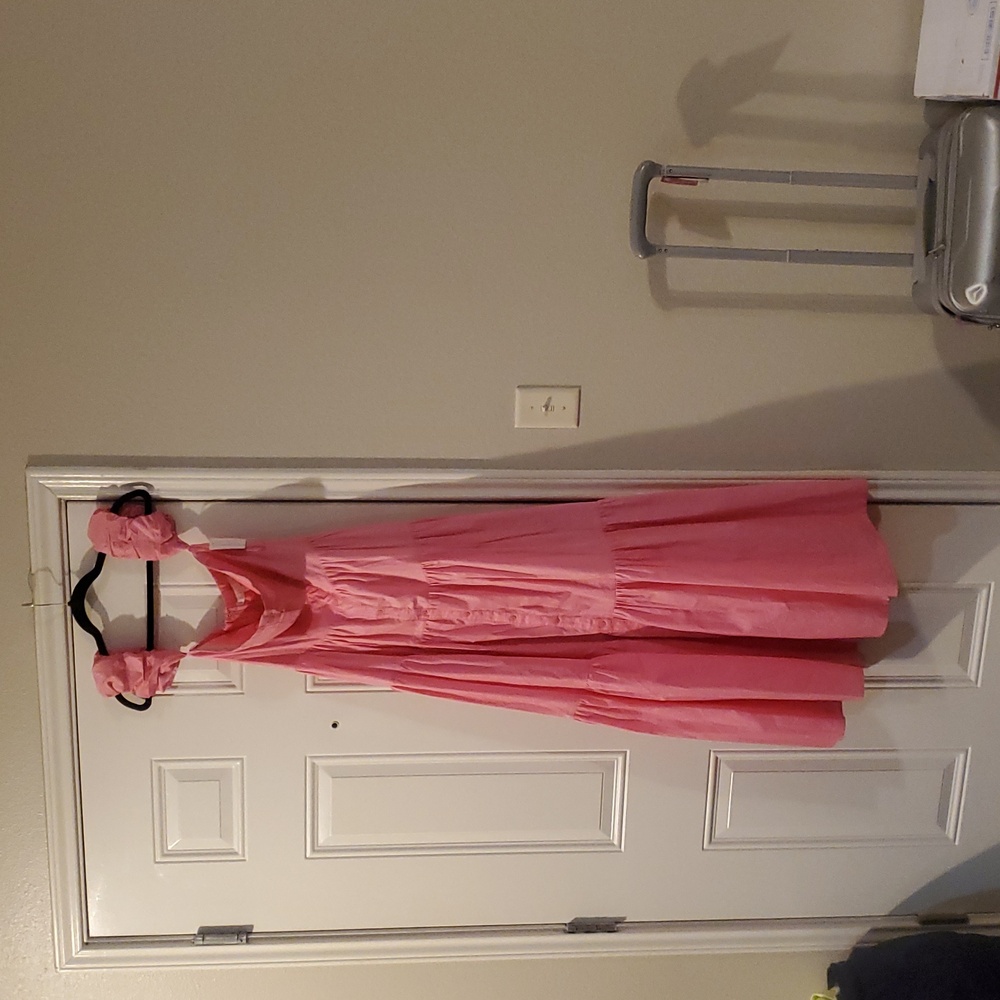 Karlie off the shoulder pink maxi sz S